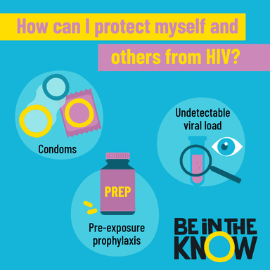 How can I protect myself and others from HIV? | Be in the KNOW